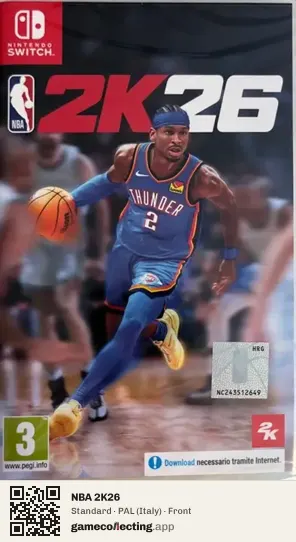 NBA 2K26 Nintendo Switch, Italy box front
