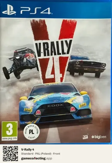V-Rally 4 PlayStation 4, Poland box front