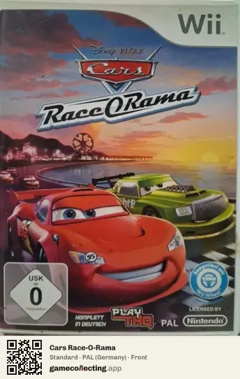 Cars Race-O-Rama Nintendo Wii, Germany box front