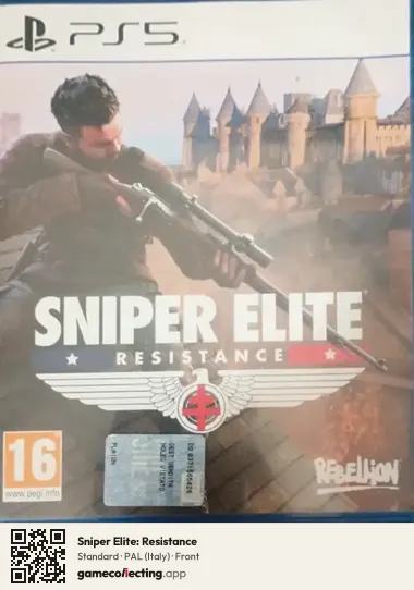 Sniper Elite: Resistance PlayStation 5, Italy box front