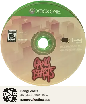 Gang Beasts Xbox One, NTSC disc
