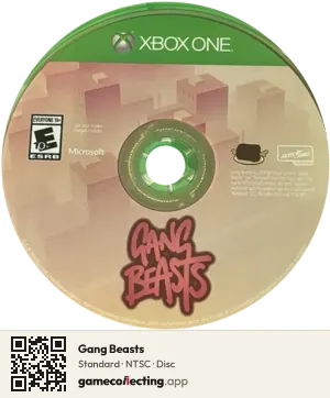 Gang Beasts Xbox One, NTSC disc