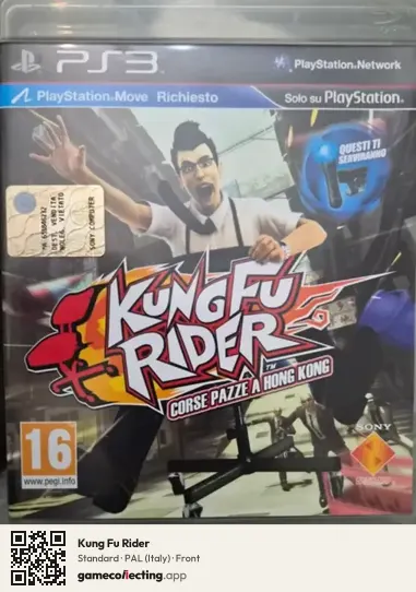 Kung Fu Rider PlayStation 3, Italy box front