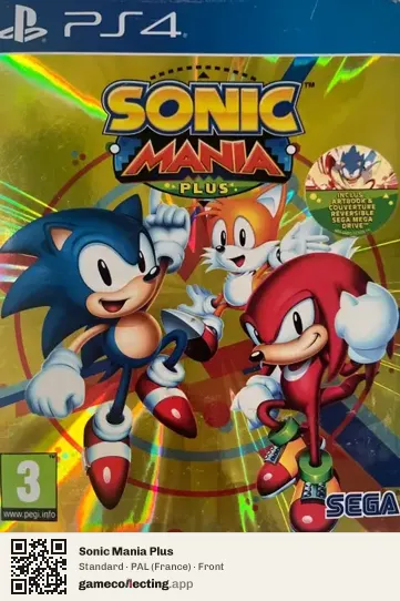 Sonic Mania Plus PlayStation 4, France box front