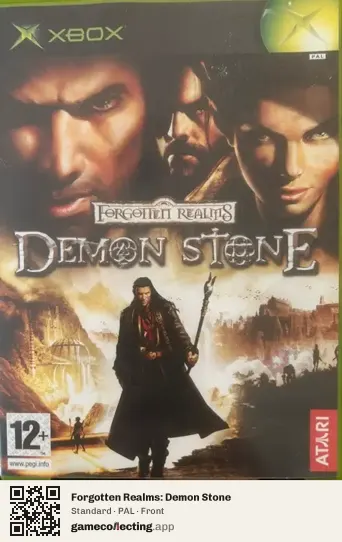 Forgotten Realms: Demon Stone Xbox, PAL box front