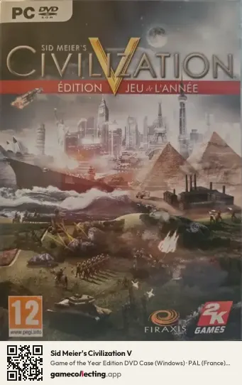Sid Meier's Civilization V Computer, France box front