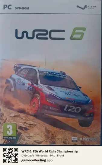 WRC 6: FIA World Rally Championship Computer, PAL box front