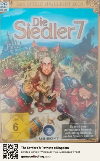 The Settlers 7: Paths to a Kingdom Computer, Germany box front