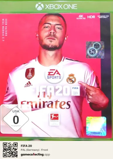 FIFA 20 Xbox One, Germany box front