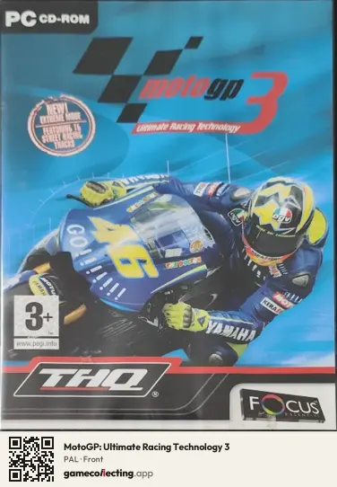 MotoGP: Ultimate Racing Technology 3 Computer, PAL box front