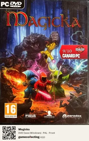Magicka Computer, PAL box front