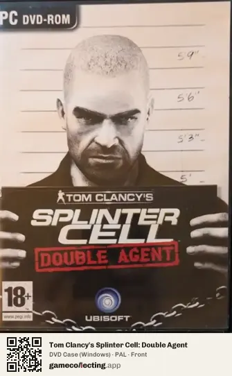 Tom Clancy's Splinter Cell: Double Agent Computer, PAL box front