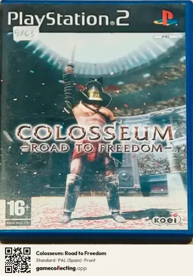 Colosseum: Road to Freedom PlayStation 2, Spain box front