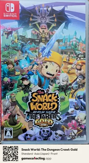 Snack World: The Dungeon Crawl: Gold Nintendo Switch, Japan box front