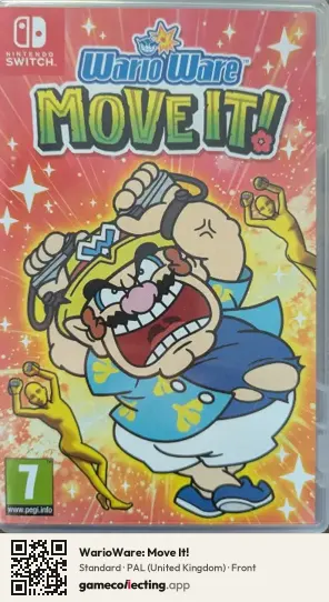 WarioWare: Move It! Nintendo Switch, United Kingdom box front
