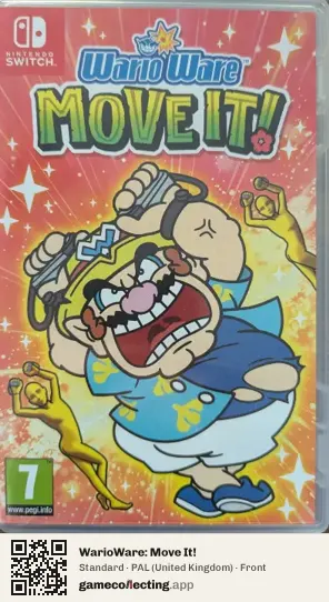 WarioWare: Move It! Nintendo Switch, United Kingdom box front