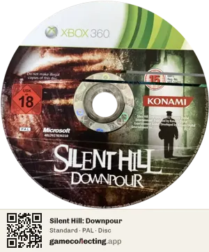 Silent Hill: Downpour Xbox 360, PAL disc