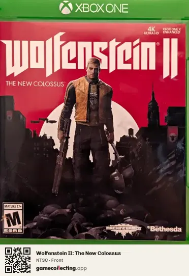 Wolfenstein II: The New Colossus Xbox One, NTSC box front