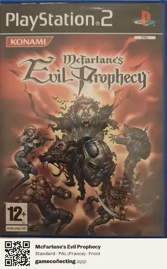 McFarlane's Evil Prophecy PlayStation 2, France box front