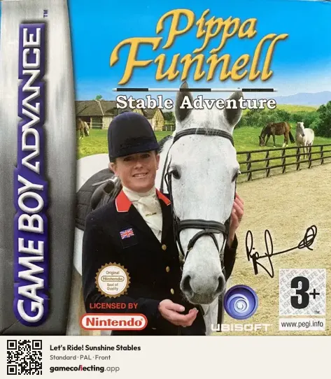 Let's Ride! Sunshine Stables Game Boy Advance, PAL box front