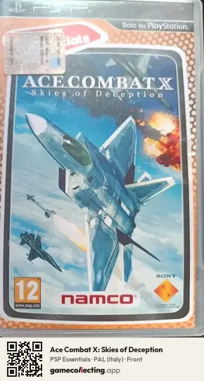 Ace Combat X: Skies of Deception PlayStation Portable, Italy box front