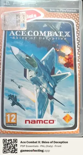 Ace Combat X: Skies of Deception PlayStation Portable, Italy box front