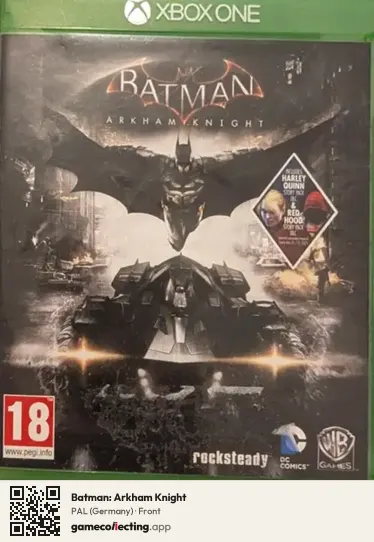 Batman: Arkham Knight Xbox One, Germany box front