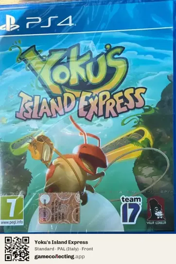Yoku's Island Express PlayStation 4, Italy box front