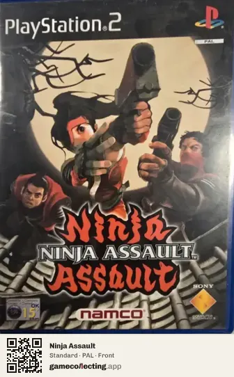 Ninja Assault PlayStation 2, PAL box front