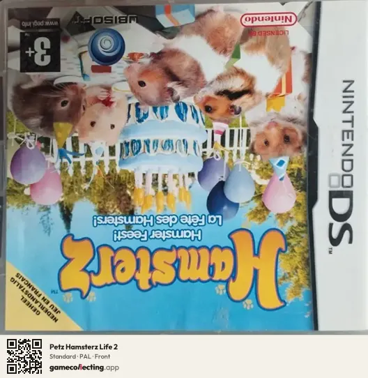 Petz Hamsterz Life 2 Nintendo DS, PAL box front