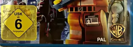 The LEGO Movie Videogame, the USK square on its front