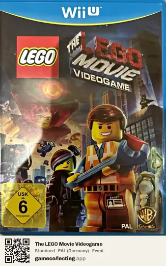 The LEGO Movie Videogame Nintendo Wii U, Germany box front