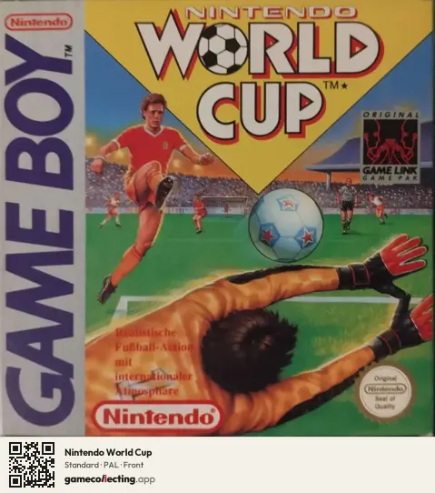 Nintendo World Cup Game Boy, PAL box front