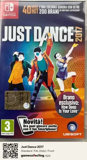 Just Dance 2017 Nintendo Switch, Italy box front