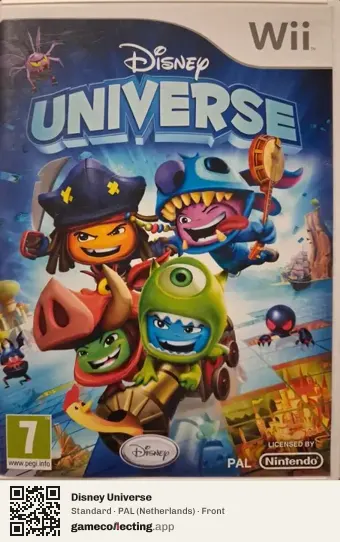 Disney Universe Nintendo Wii, Netherlands box front