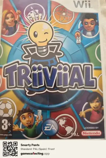 Smarty Pants Nintendo Wii, Spain box front