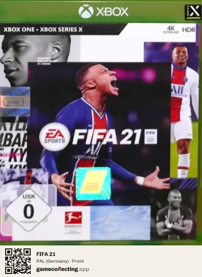 FIFA 21 Xbox One, Germany box front