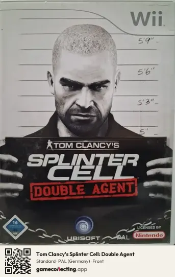 Tom Clancy's Splinter Cell: Double Agent Nintendo Wii, Germany box front