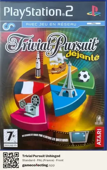 Trivial Pursuit Unhinged PlayStation 2, France box front