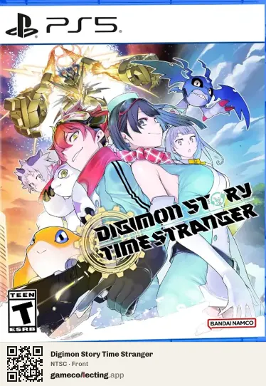 Digimon Story Time Stranger PlayStation 5, NTSC box front