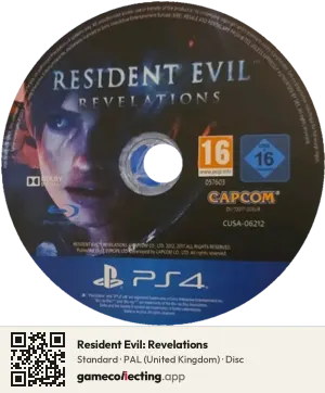 Resident Evil: Revelations PlayStation 4, PAL disc