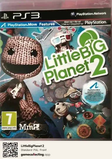 LittleBigPlanet 2 PlayStation 3, PAL box front