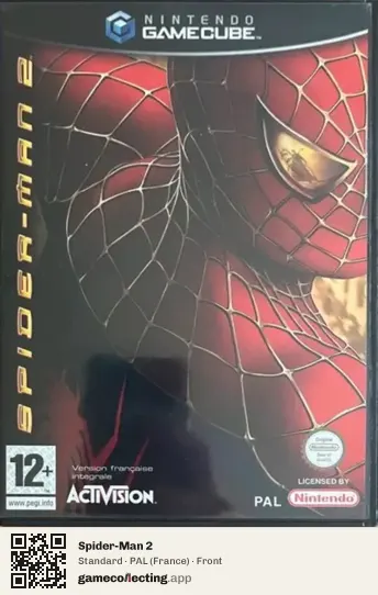 Spider-Man 2 Nintendo GameCube, France box front