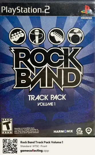 Rock Band Track Pack Volume 1 PlayStation 2, NTSC box front