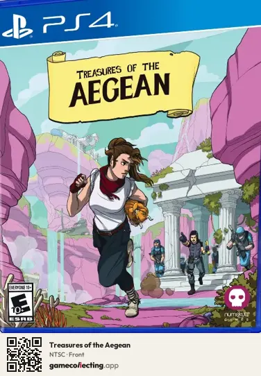 Treasures of the Aegean PlayStation 4, NTSC box front