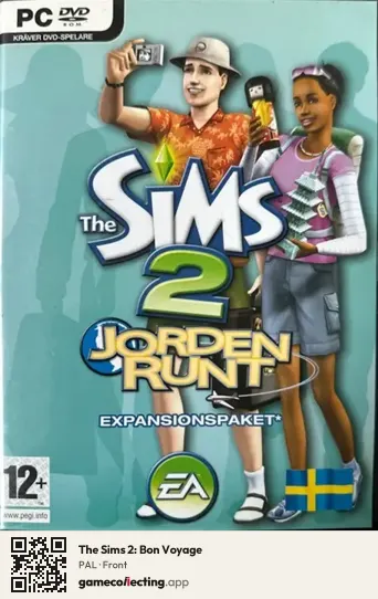 The Sims 2: Bon Voyage Computer, PAL box front