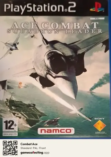 Combat Ace PlayStation 2, PAL box front