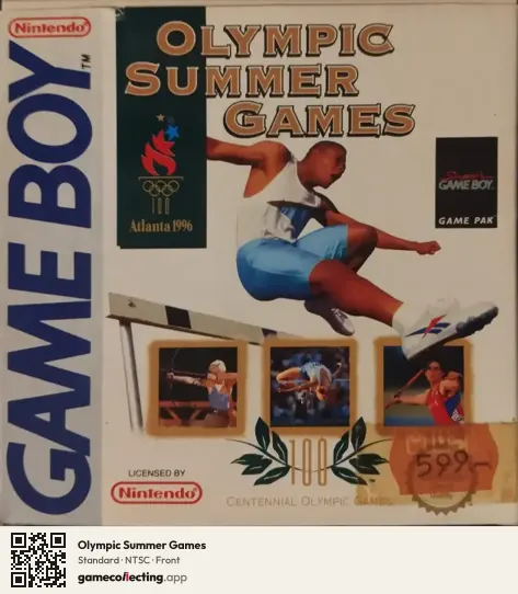 Olympic Summer Games Game Boy, NTSC box front