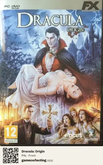 Dracula: Origin Computer, PAL box front