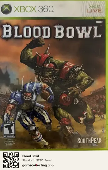 Blood Bowl Xbox 360, NTSC box front